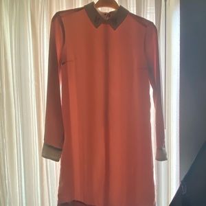 Pretty Pink collar dress